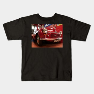 Shiny bumper of classic red car Kids T-Shirt